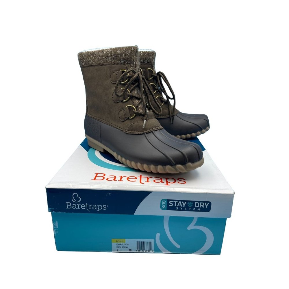 Women's Baretraps Fabulous Comfort Winter Boots Dark Brown US Size 7